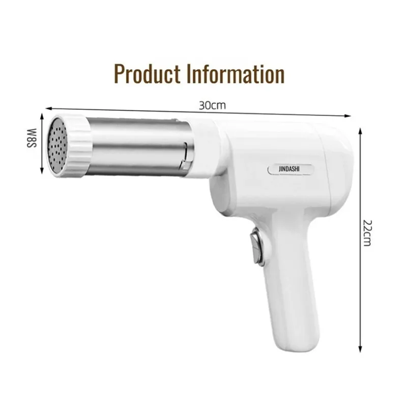 5-in-1 Electric Pasta Machine Maker Handheld Portable Cordless Noodle Machine Homemade Spaghetti Ramen Home Kitchen Appliances