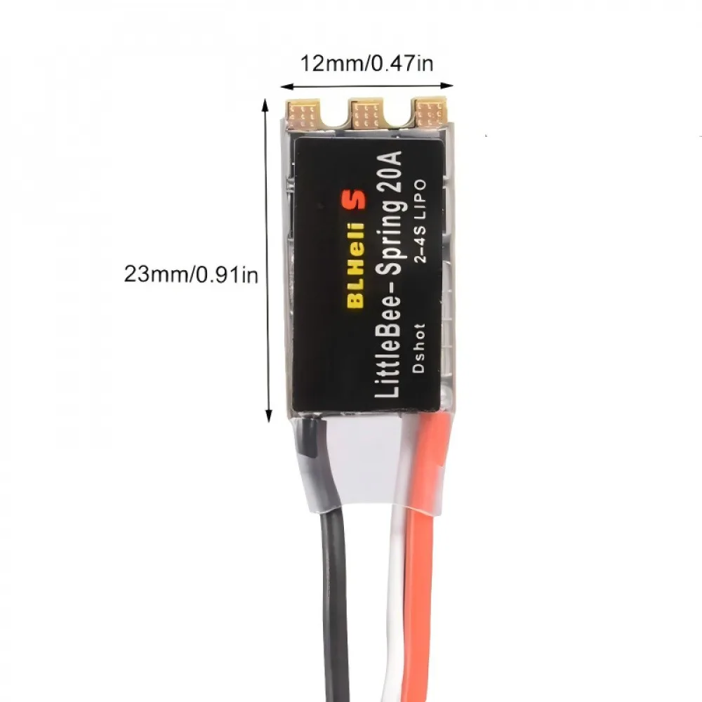 ESC 20A/30A 2-6S Lipo pour Drone FPV Multirotor Léger