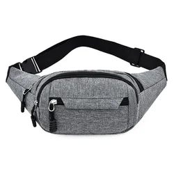 Universal Multifunctional Water - Resistant Waist Bag with Large Capacity (Gray)