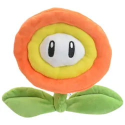Fire and Ice Flower Plush Toys - Soft 8-Inch Dolls for Kids, Gifts, and Decor (PSM009-A-OG-7.9)
