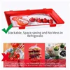 Food Preservation Tray Seafood Beef Ham Fresh Keeping Fresh Spacer Reusable Container Refrigerator Organizer Kitchen Tool 3