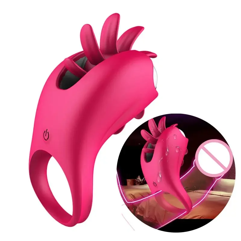 Penies-Blowjob-Imitation-Sillicone-Best-Selling-Penis-Ring-Tongue