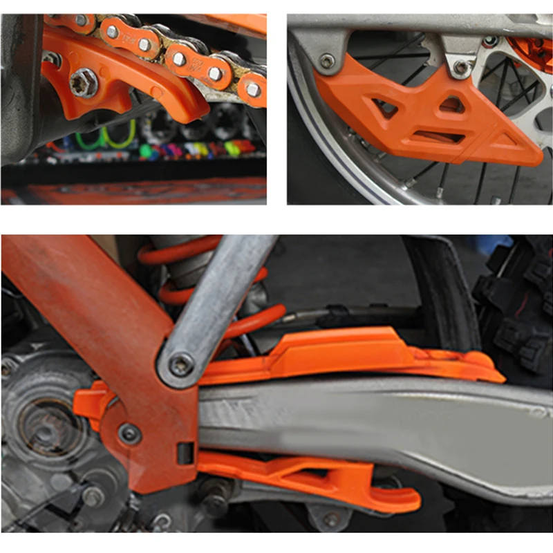 Motorcycle Chain Guide Fixed Protection Device Orang For KTM SX SXF XC 125 150 250 350 kews