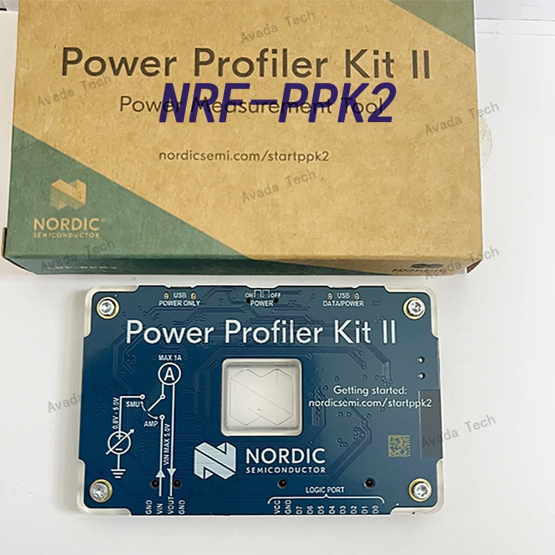 AvadaTech 1pcs NRF-PPK2 Power Profiler Suite II current measurement tools Nordic Development suite 3