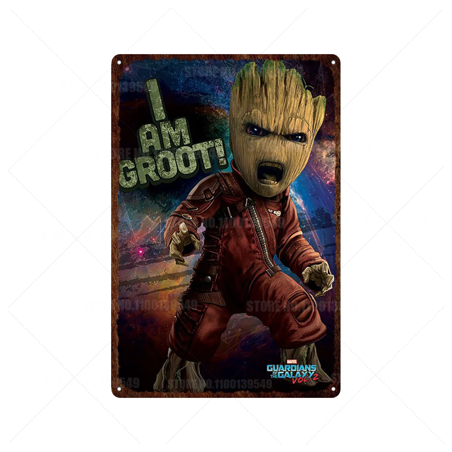 Achetez Poster Les Gardiens de la Galaxie 2 - Angry Groot