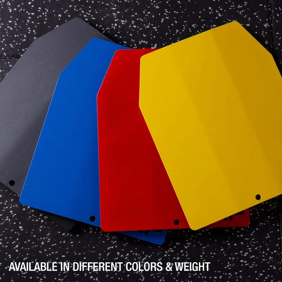 27LB Weight Vest Plates for Tactical Weighted Vests – WODs, Workout, Strength and Endurance Training, Running – 3D Curved Ergono