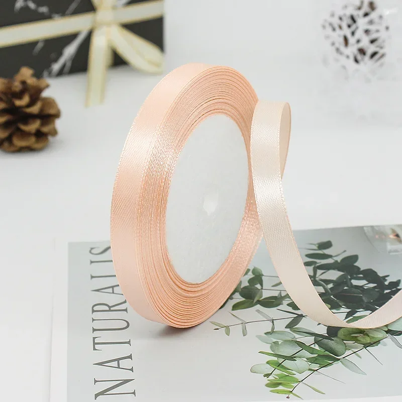 Elegant Satin Ribbons for Gift Wrapping & Decorations - 25 Yards