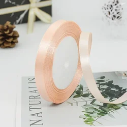 Elegant Satin Ribbons for Gift Wrapping & Decorations - 25 Yards (Champagne)
