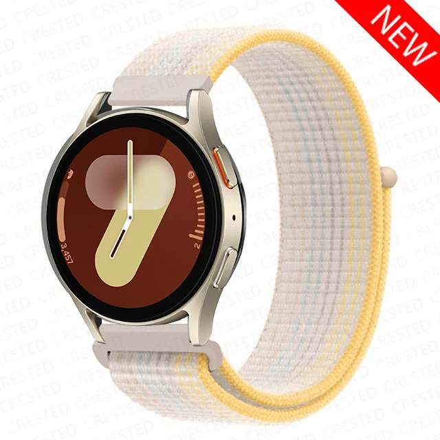 Versatile Nylon Loop Bracelet for Smartwatches - 22mm/20mm Band
