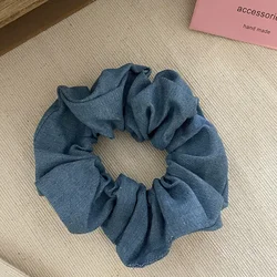 Chic Denim - Style Scrunchies: Trendy Hair Accessories (2)