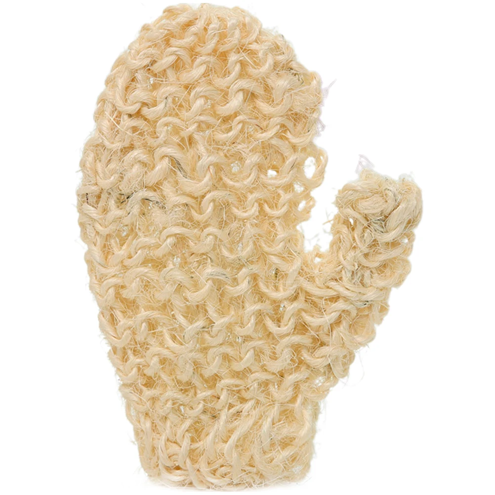 

Braided Shower Glove Exfoliating Mitt Exfoliating Glove Reusable durable Bath Mitt Clean Body Scrub Sisal Wash Skincare supplies