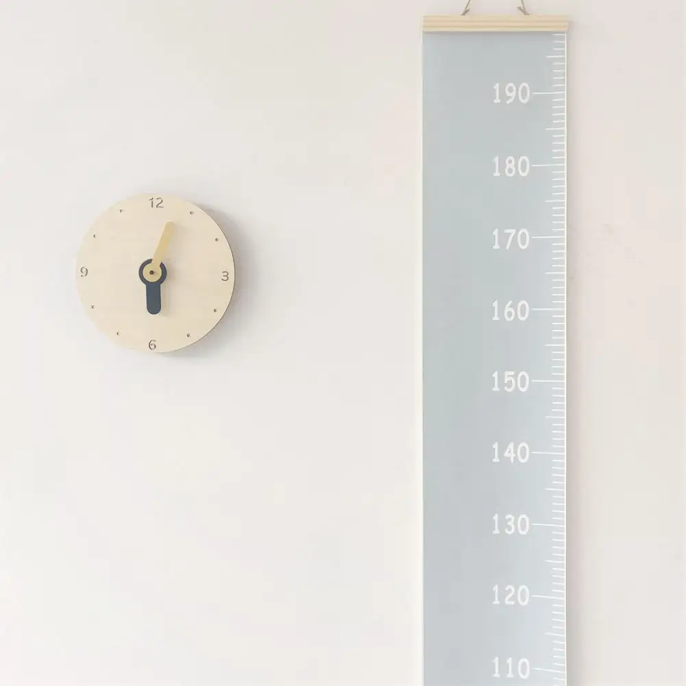 Popular Height Chart Fabric Hanging Portable Kids Height Chart Growth Easy to Install