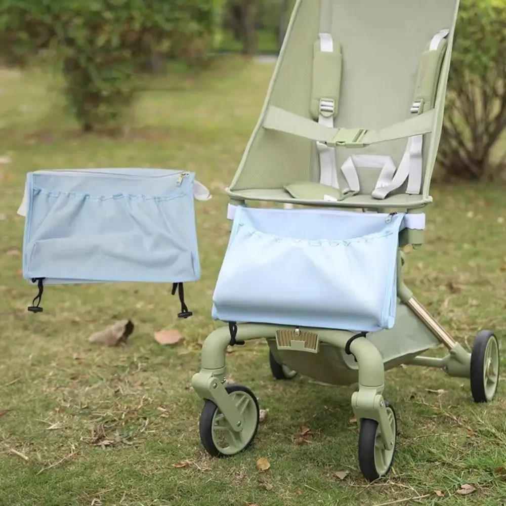 Multifunction Stroller Storage Bag Oxford Cloth Large-capacity Stroller Hanging Bag Diaper Bottle Waterproof Mommy Bag