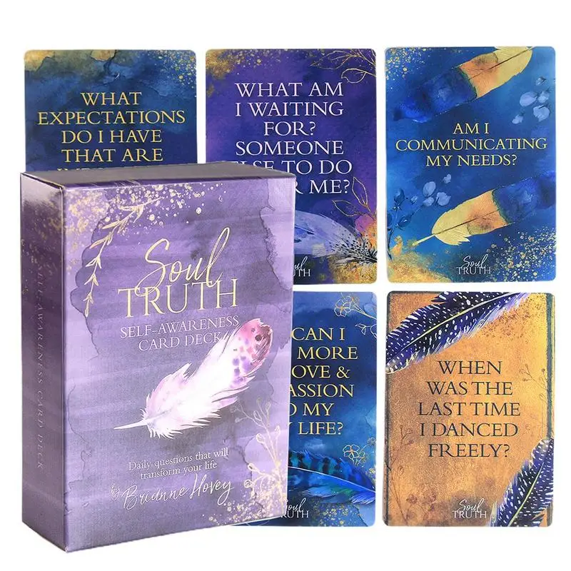 

Truth Self-Awareness Card Deck Tarot Cards English Tarot Deck Party Board Game Oracle Cards Fortune Telling Game Cards