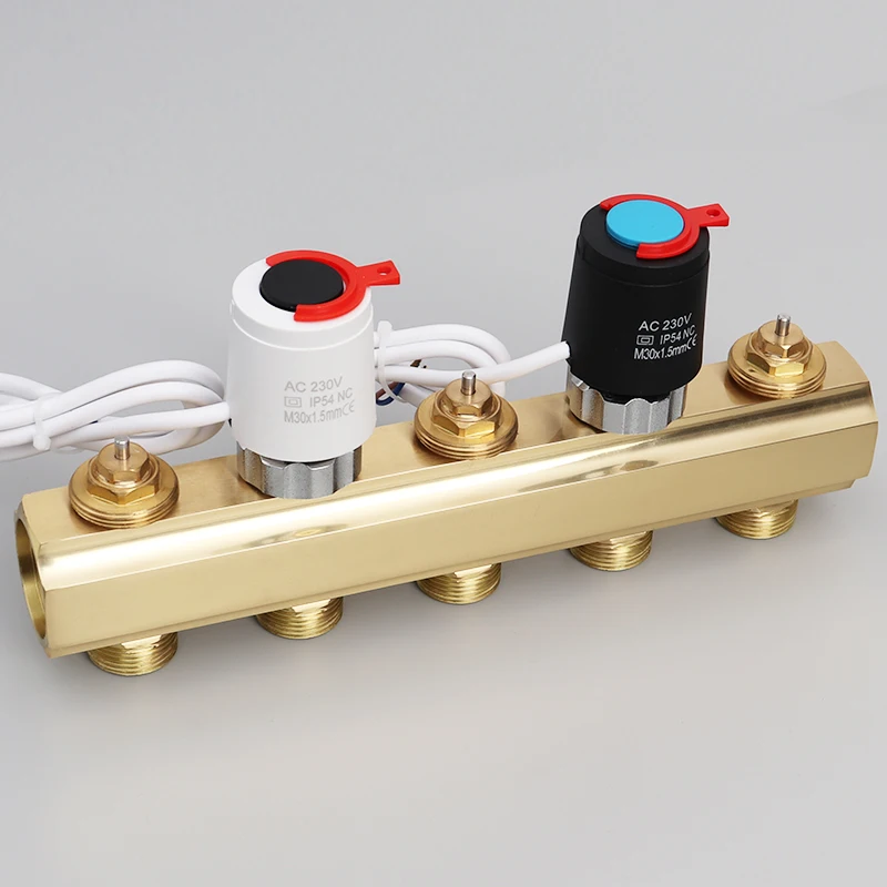 230V Normally Closed NC M30*1.5mm Electric Thermal Actuator for Underfloor Heating TRV Thermostatic Radiator Valve