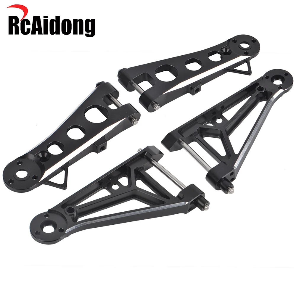 Bracci Di Sospensione Inferiori Superiori Anteriori In Alluminio Per Tamiya 1/10 Hotshot Blockhead Supershot / Super Hotshot Rc Parti Di Automobili Fu