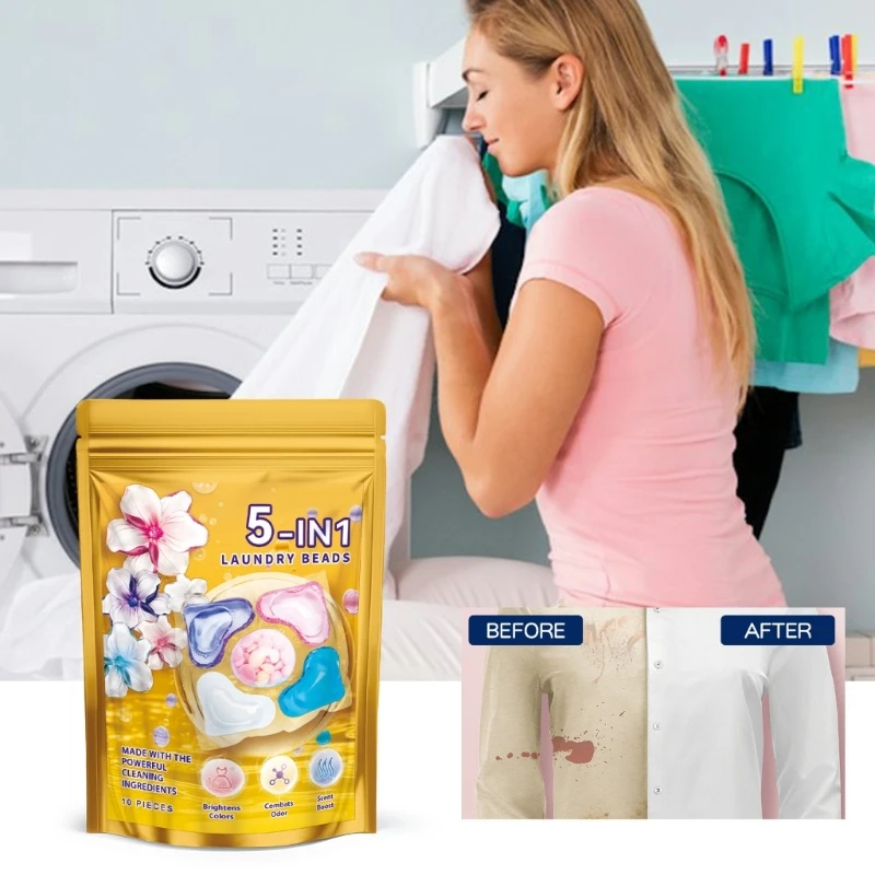 

Пакет из 10/20 стирального порошка 5 в 1 Шарик для стирки Шарики для стирки Стирка