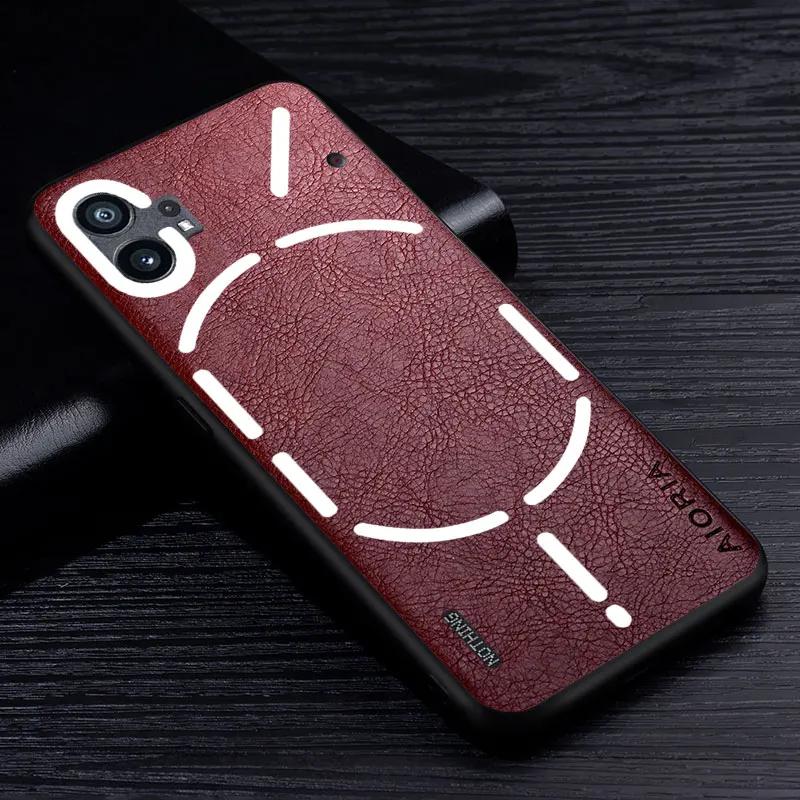 Luxury Leather Case - Premium Business Style Retro Litchi Pattern Back Cover