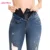 Jeans Con Faja Interna Levanta Cola Elastic Seamless Plus Size Skinny Pencil Pants Female Pocket Workout Running Leggings