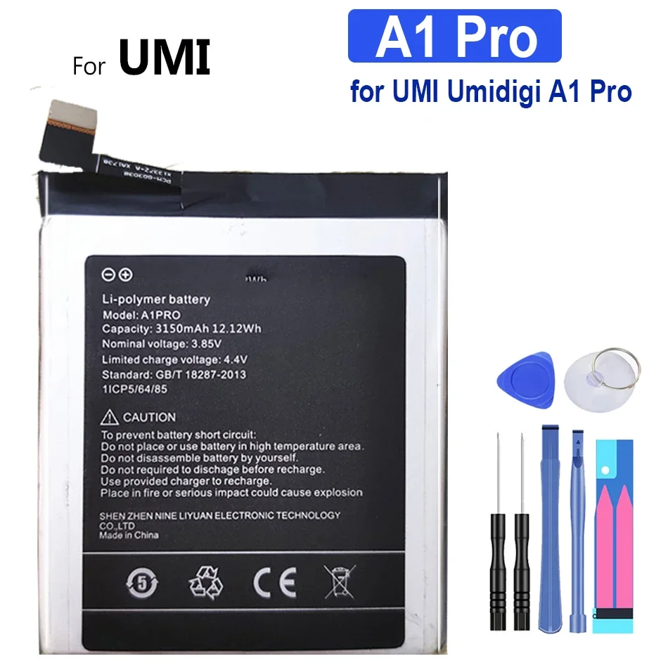 

Battery For UMI Umidigi A1 Pro , 3150mAh, Mobile Phone Battery