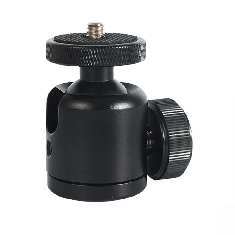 Aluminum Alloy Mini Convenient Spherical Head 360 Degree Rotating Tripod Video Panorama Head Photographic Accessories