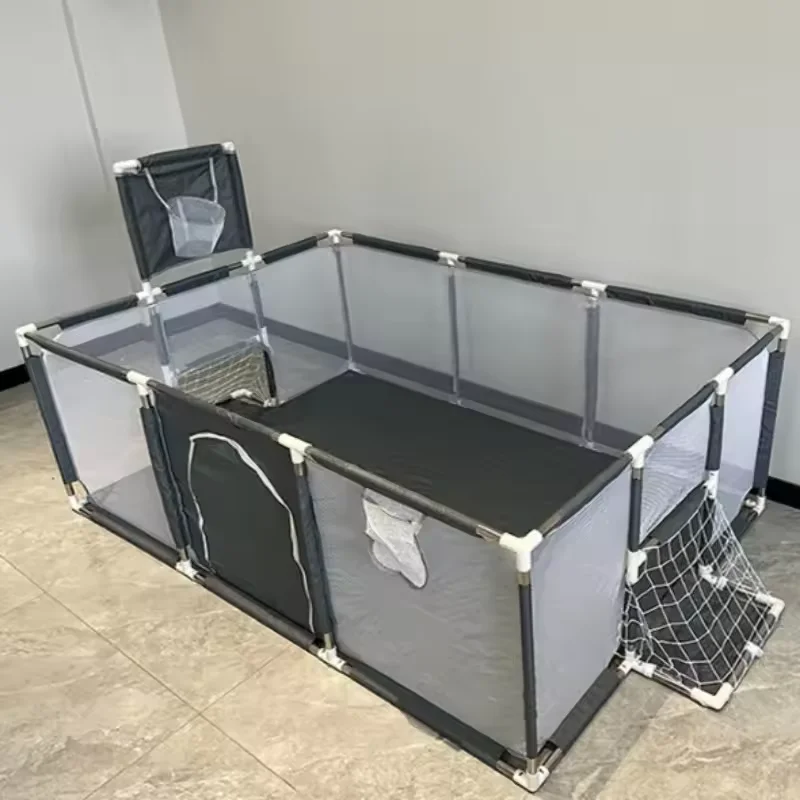 IMBABY Baby Playpen Portable Playpen for Baby Soft Mesh Playground Indoor with Activity Center Game Fence Item