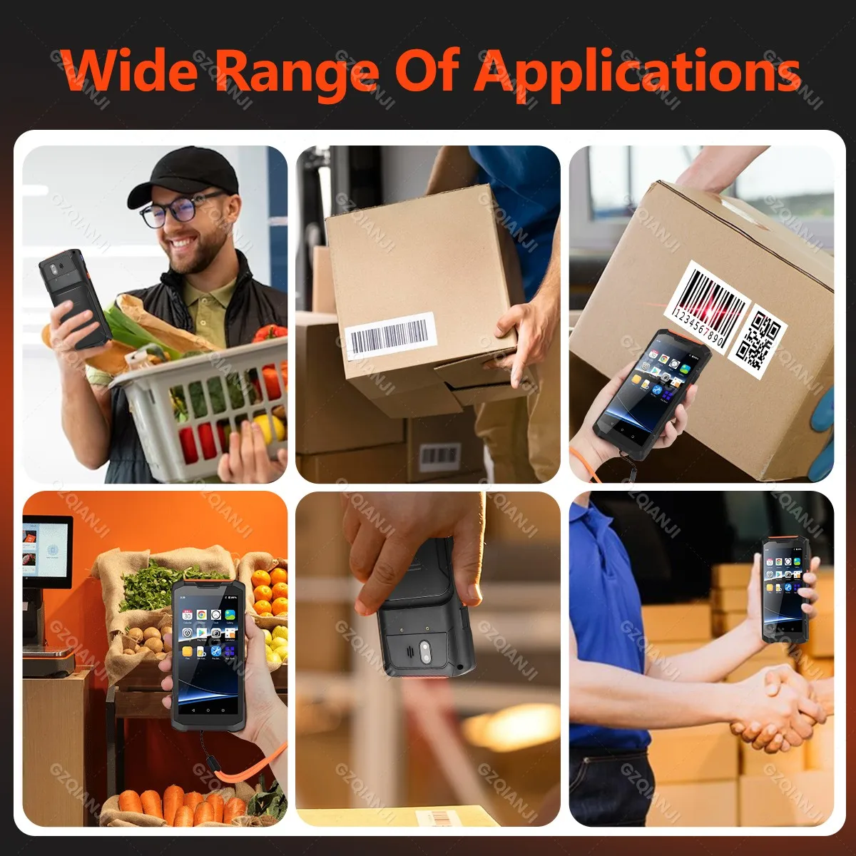 Android 12/11 PDA with NFC RAM-4G ROM-64G Newland Barcode Scanner 1D 2D qr NFC Reader Data Collector Terminal Bluetooth WIFI 4G