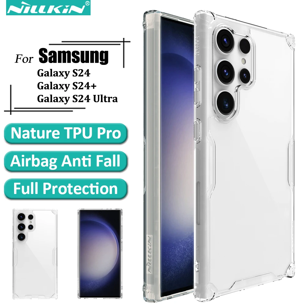 thumbnail image 1 of Nillkin TPU Case for Samsung Galaxy S24 Ultra / S24+ / S24, TPU+PC Anti-Drop Shockproof Case with Airbag Corners, 1 of 4