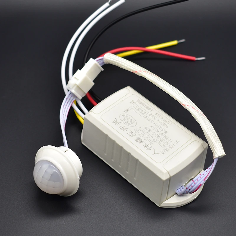 Iç mekan aydınlatması fikstür kızılötesi hareket otomatik ışık sensörleri kullanın, kızılötesi algılama anahtarı kontrolü, tavan ampul cont