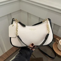 Faionable – sac à bandoulière décontracté pour femmes, sac à bandoulière Design tendance, sac sous les bras de printemps 2026, sacs à main en cuir PU souple de couleur 4