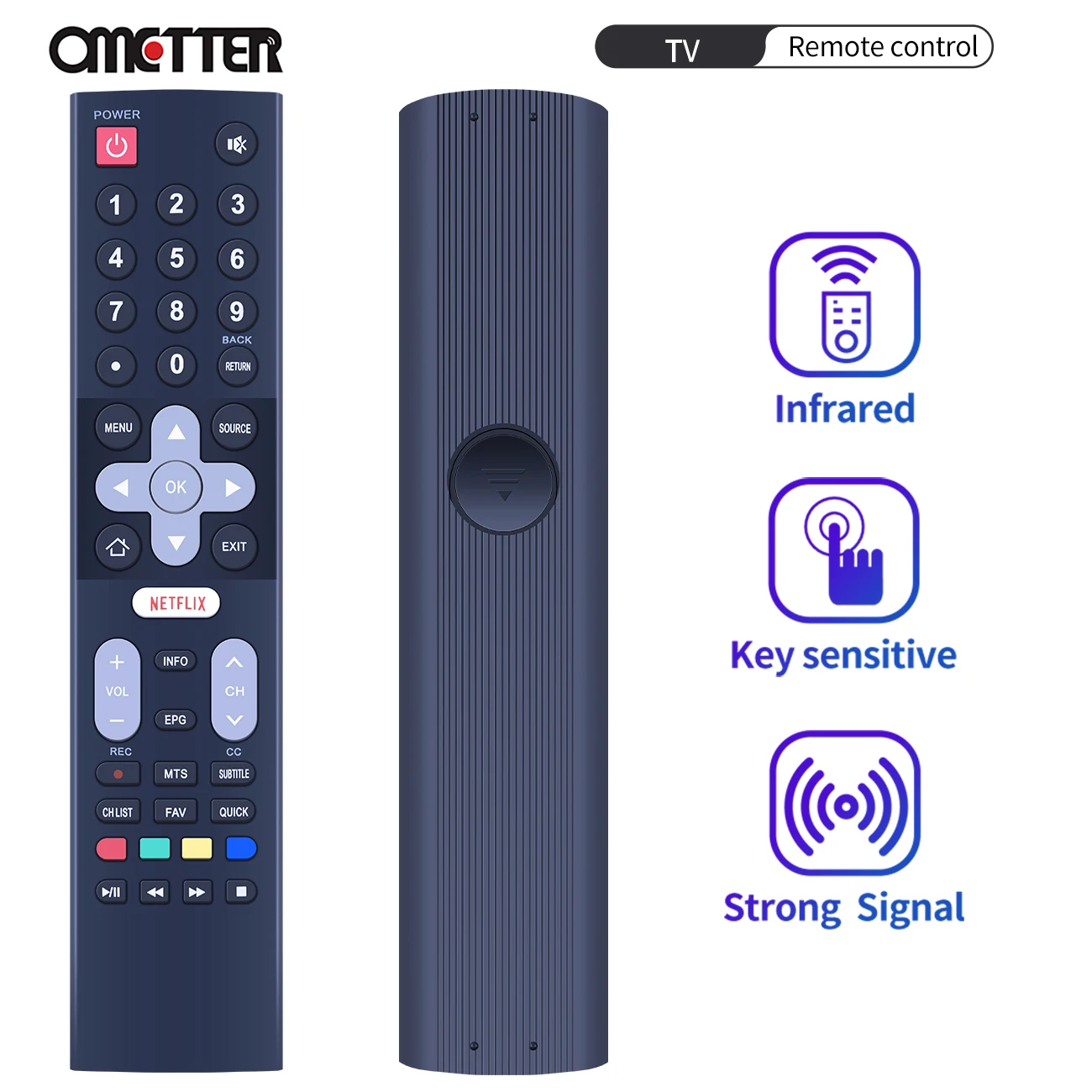 

New for RCA Smart TV LCD Remote Control RNSMU7536-B RNSMU4336 RNSMU6036 RNSMU5036 RHOS651SM