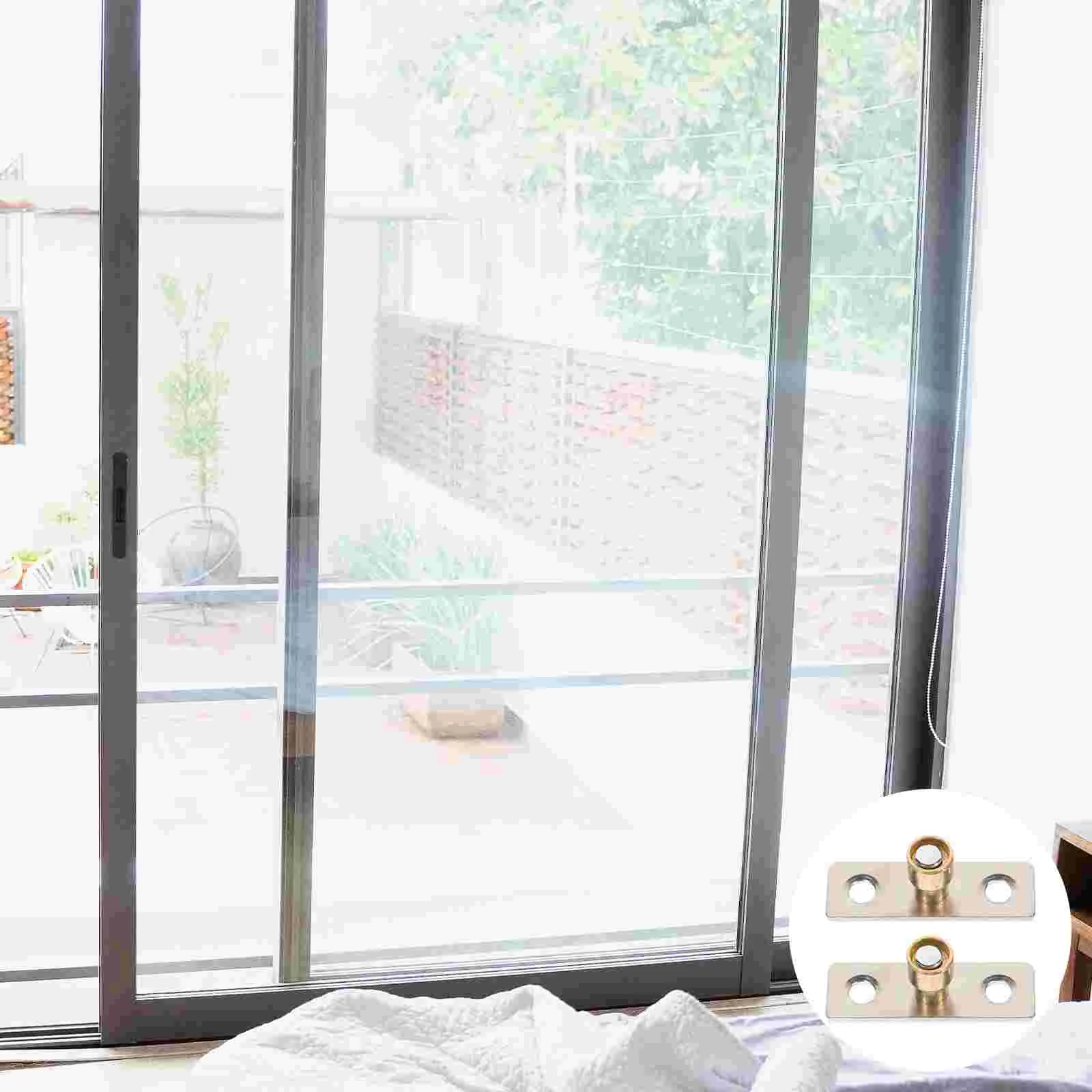 

Barn Door Rails Sliding Floor Bottom Guide Roller Bearing Retainer Stopper for Mount Guides