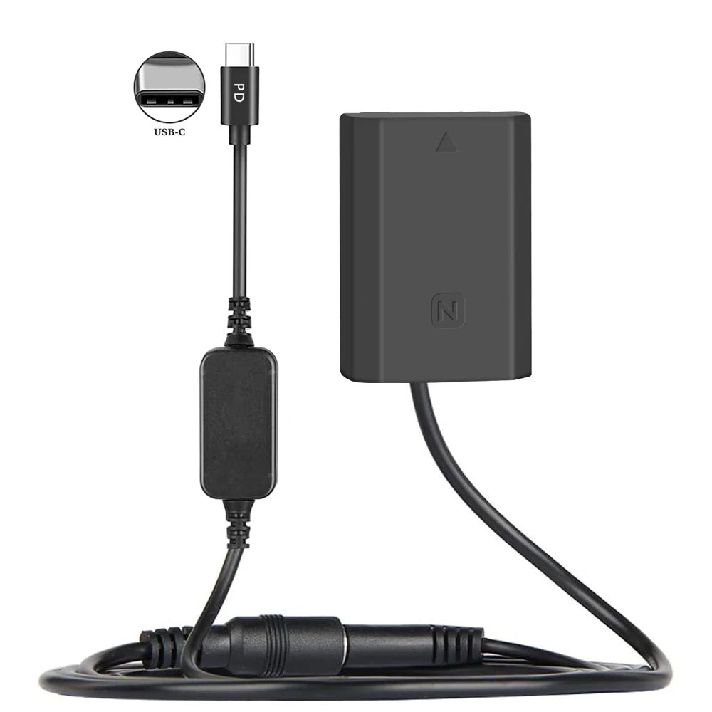 Amazon.com: HangTon PD USB C 9V 轉NP-FZ100 虛擬電池,適用於