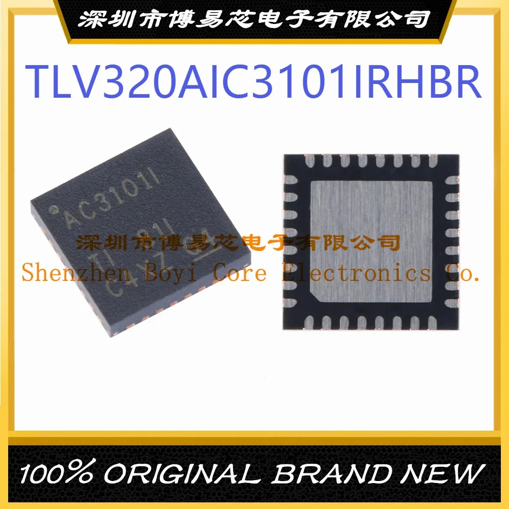 TLV320AIC3101IRHBR package QFN-32 new original genuine audio interface IC chip new original adm206earz rs 232 interface integrated circuit package soic 24