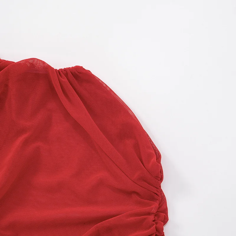 Blifanbo Mesh Short Sleeve Sexy Maxi Dress For Women Elegant High Waist Fashion Patchwork Summer Sexy Slim Club Party Long Dress - view