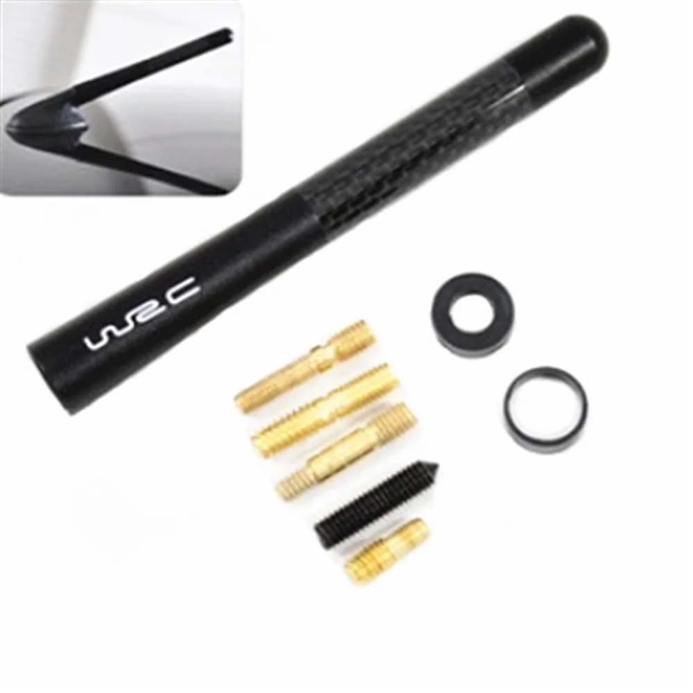 Antenna In Fibra Di Carbonio Per Auto Da 12Cm Per Renault Megane 2 3 Rs Duster Logan Clio Laguna 2 Captur