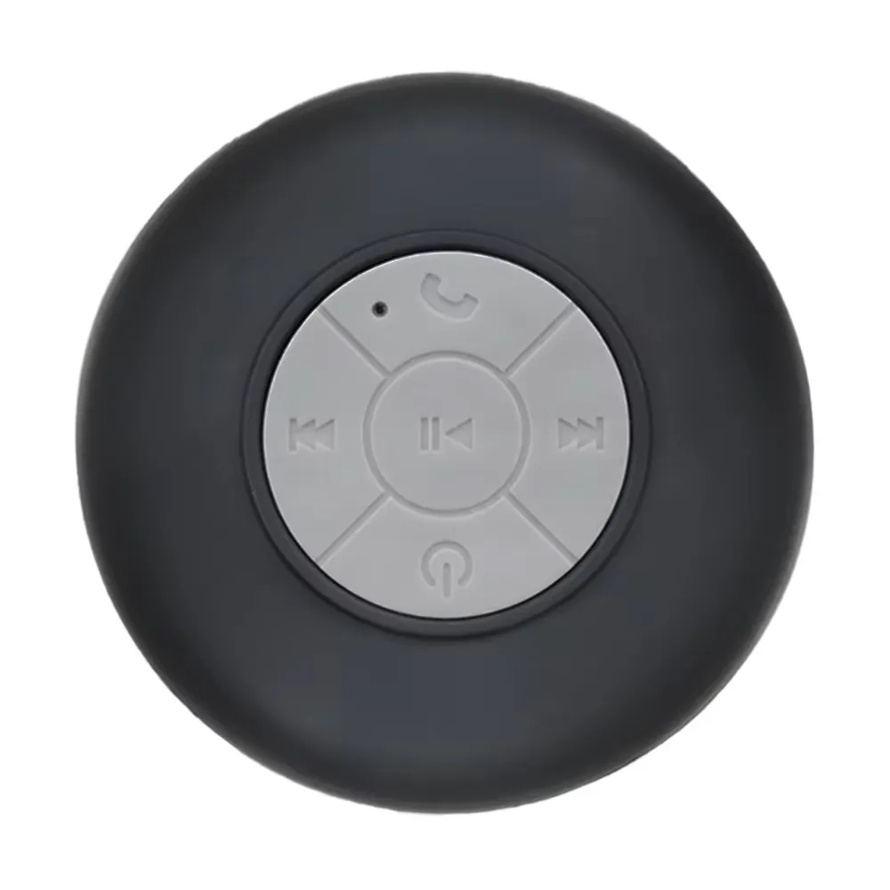 רמקול Bluetooth עמיד למים עם תאורת LED צבעונית, סוגר חזק ותושבת לטלפון, רמקול נייד מיני לשימוש בחוץ/הצגה