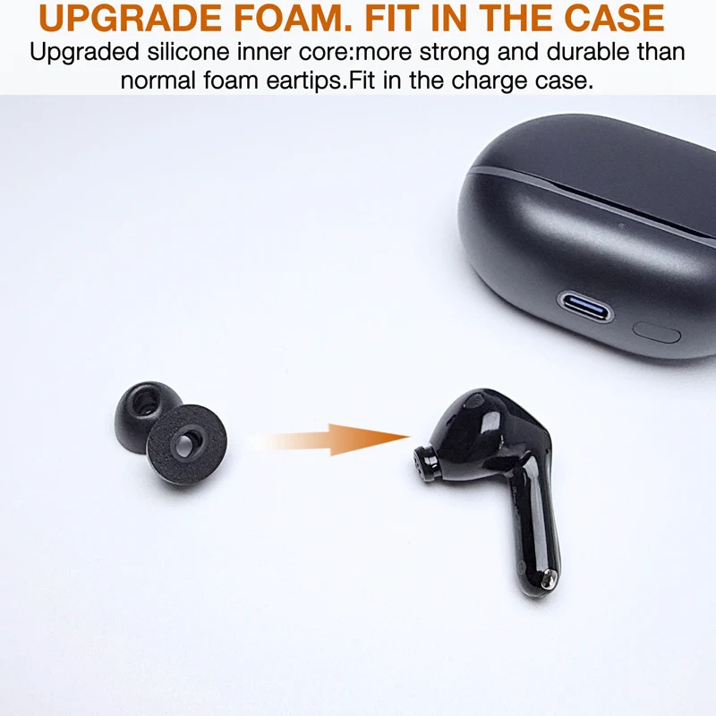 SoundPEATS Air5 Pro / Air5 Pro+ / Air4 Pro / Capsule3 Pro Ear buds foam tips plugs sleeves