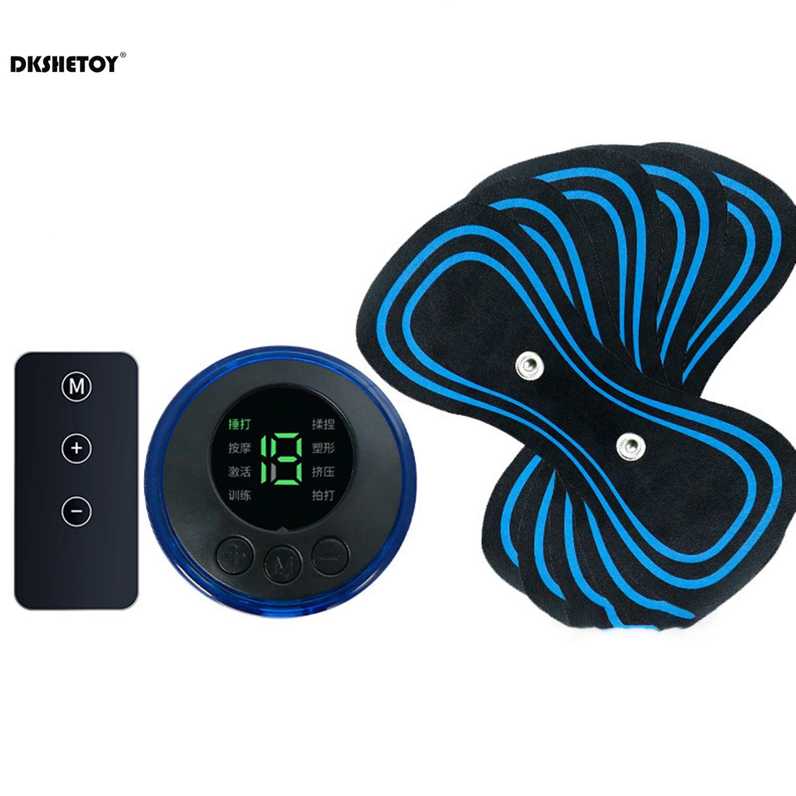 EMSNeckMassageElectricMassagerRemotecontrollerCervicalNeckBack