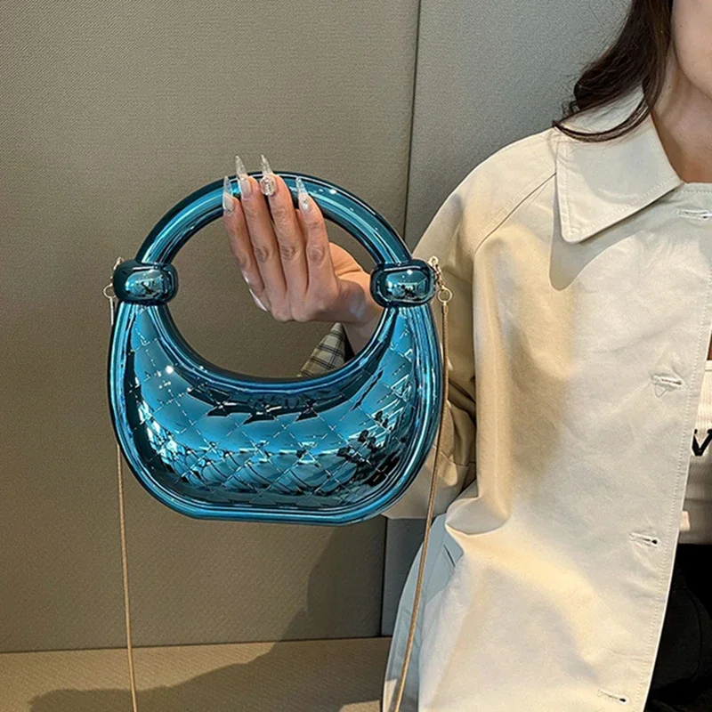 New Luxury Designer Evening Clutch Clear Acrylic Women