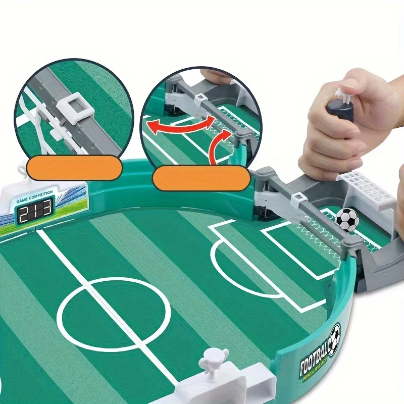 Description Picture 5 of itemable Football Game Board Match Toys, Two-Person Football Game Kids Table Game, Parent-child Interactive Desktop Soccer Games