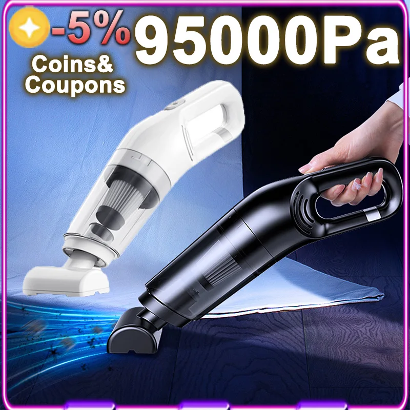 

Car Vacuum Cleaner for Office Car Pet Hair Cordless Household USB Chargable Suction Handheld Vacuum Cleaners