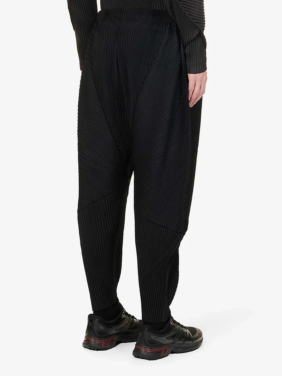Miyake Pleated Homme Please Men's Pant New Pleated Casual Straight Long Pencil Pants 2