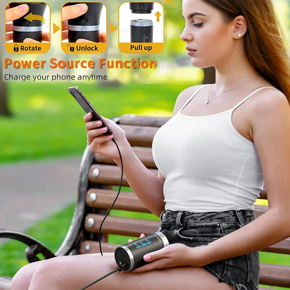 Air Duster Powerful Cordless Air Blower for Computer Vacuum Cleaner Wireless Gun Dual Use for PC Car Keyboard