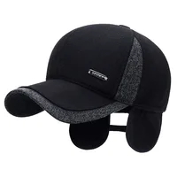 Waterproof Sports Cap Comfortable Adjustable Lined Earflap Cap Lightweight Winter Hat for Casual 1