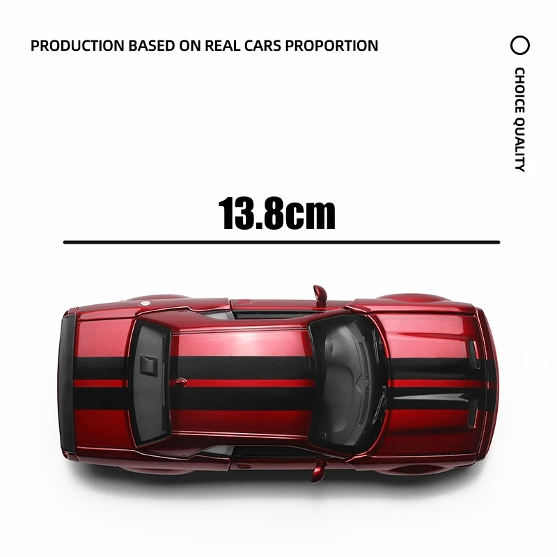 1/36 Dodge Challenger SRT Hellcat Jailbreak Assembled Modified Toy Car Model Diecast Alloy Miniature Free Wheels Collection Gift 3