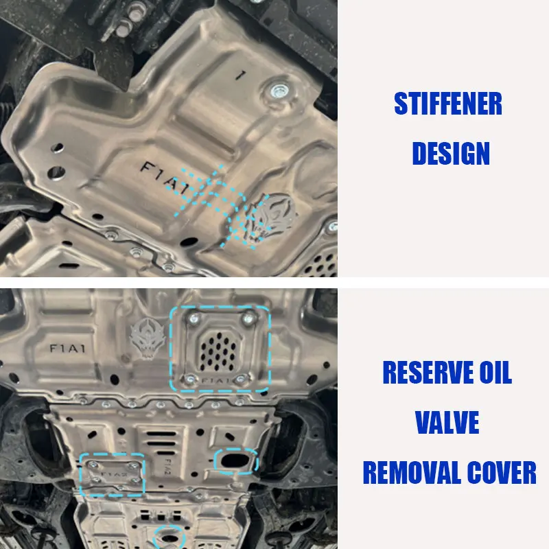 Aluminum Engine Guard Bottom Skid Plates Underbody Protection For Lc250 Accessories Prado Cargo Cover Parts