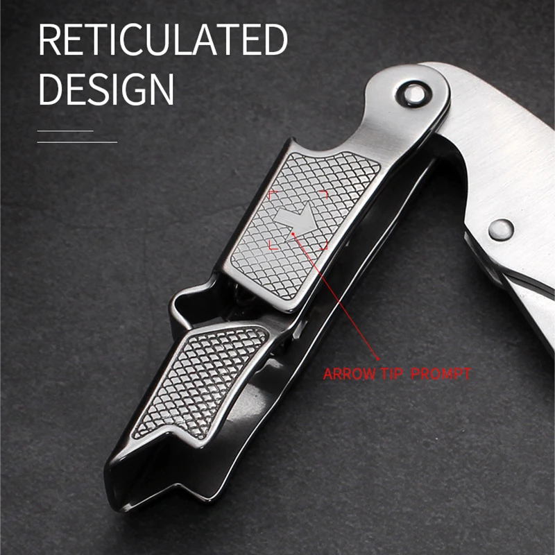 Professional Wine Opener Wood Handle Stainless Steel Wine Corkscrew Easy Multifunction Portable Beer Bottle Opener Kitchen Tools