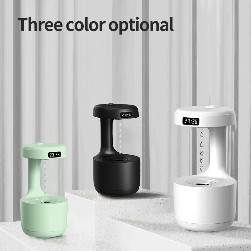 Anti Gravity Air Humidifier USB Water Drop Return Aromatherapy Diffuser Spray Air Purifier Essential Oil Aromatherapy Diffuser 3