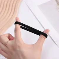 200PCS/Set Women Girls Basic Hair Bands Simple Solid Colors Elastic Headband Hair Ropes Ties Hair Accessories Ponytail Holder 6